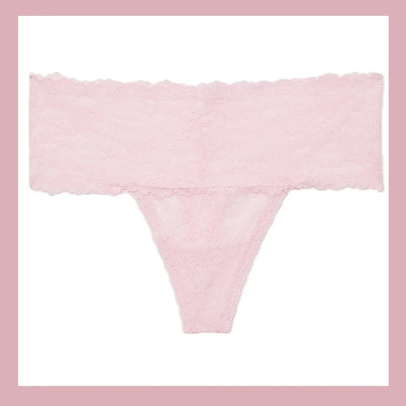 🆕 Victoria’s Secret PINK Wink Wide-Waist Thong, Small - NEW - Picture 1 of 3